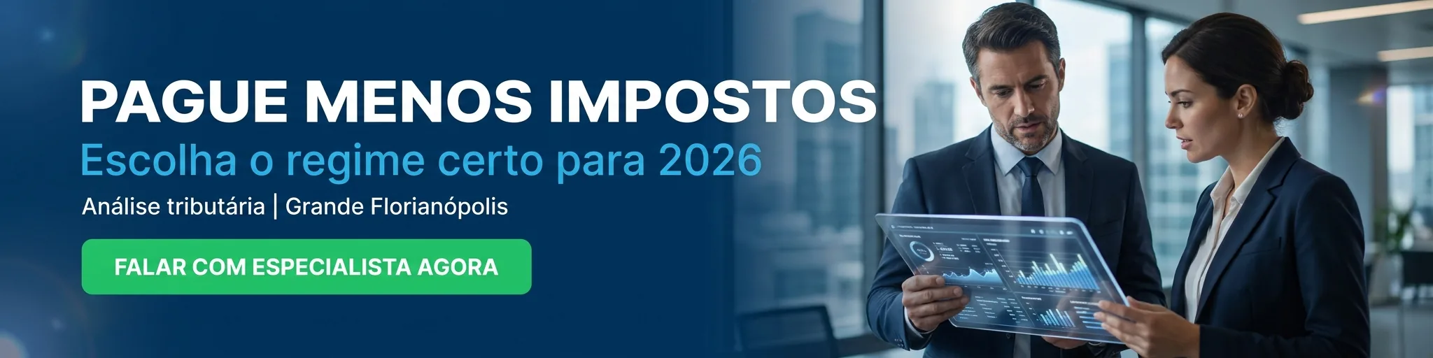 Pague Menos Impostos — Escolha o regime certo para 2026 | Parceria Assessoria Contábil Pague Menos Impostos — Escolha o regime certo para 2026 | Parceria Assessoria Contábil