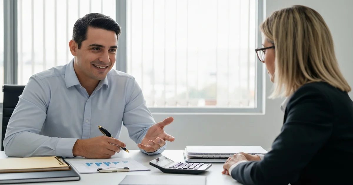 Contador orientando empresário sobre parcelamento de débitos do Simples Nacional em Florianópolis SC